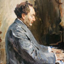 Portrait of pianist Goldovky 1911. Cracow National Museum