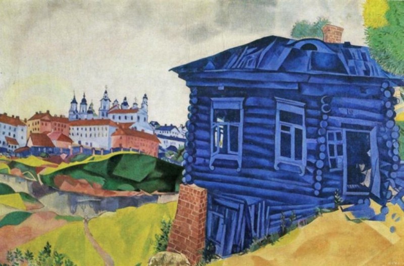 Chagall, Blue House, 1917