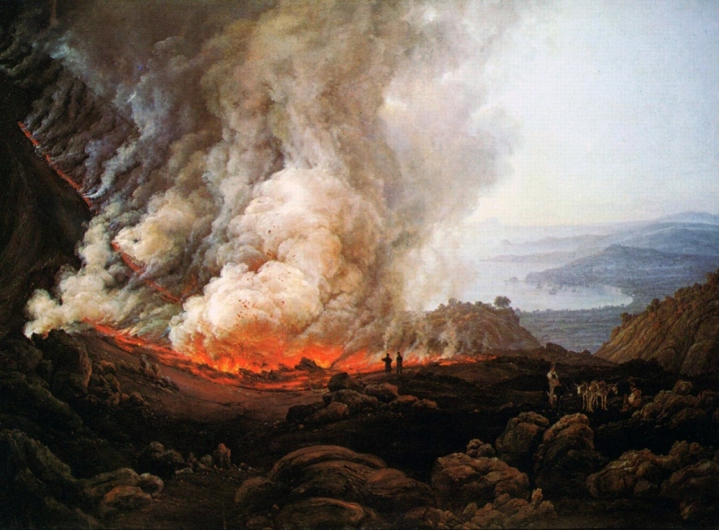J.C.Dahl Eruption of Vesuvius, 1826